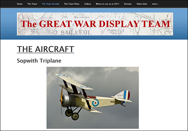 The Great War Display Team